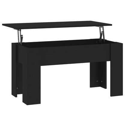 Tavolino da Salotto Nero 101x49x52 cm in Legno Multistrato | homemem39