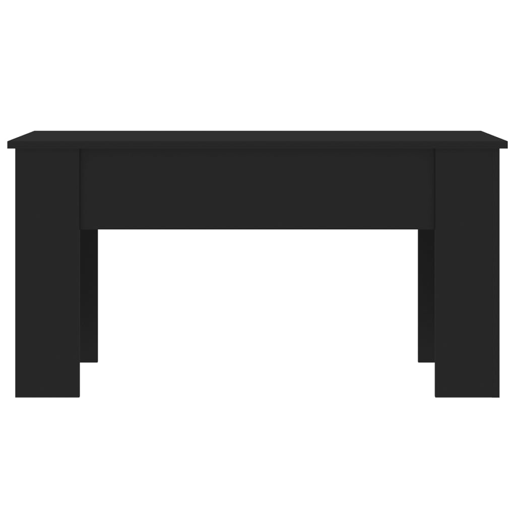 Tavolino da Salotto Nero 101x49x52 cm in Legno Multistrato | homemem39
