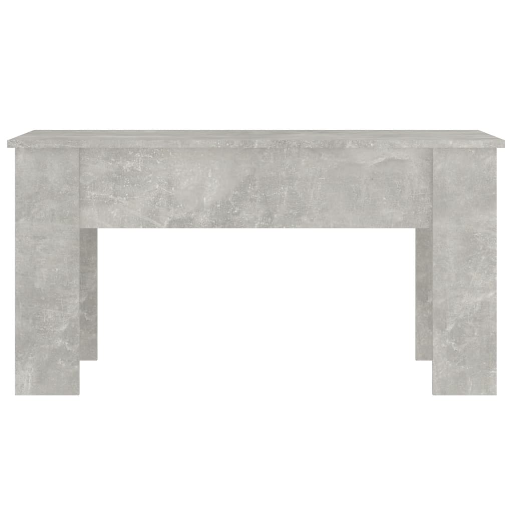 Tavolino Salotto Grigio Cemento 101x49x52 cm Legno Multistrato | homemem39