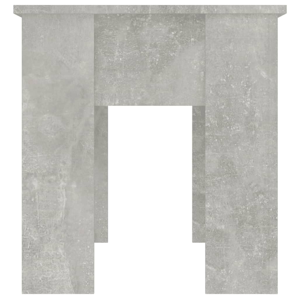 Tavolino Salotto Grigio Cemento 101x49x52 cm Legno Multistrato | homemem39