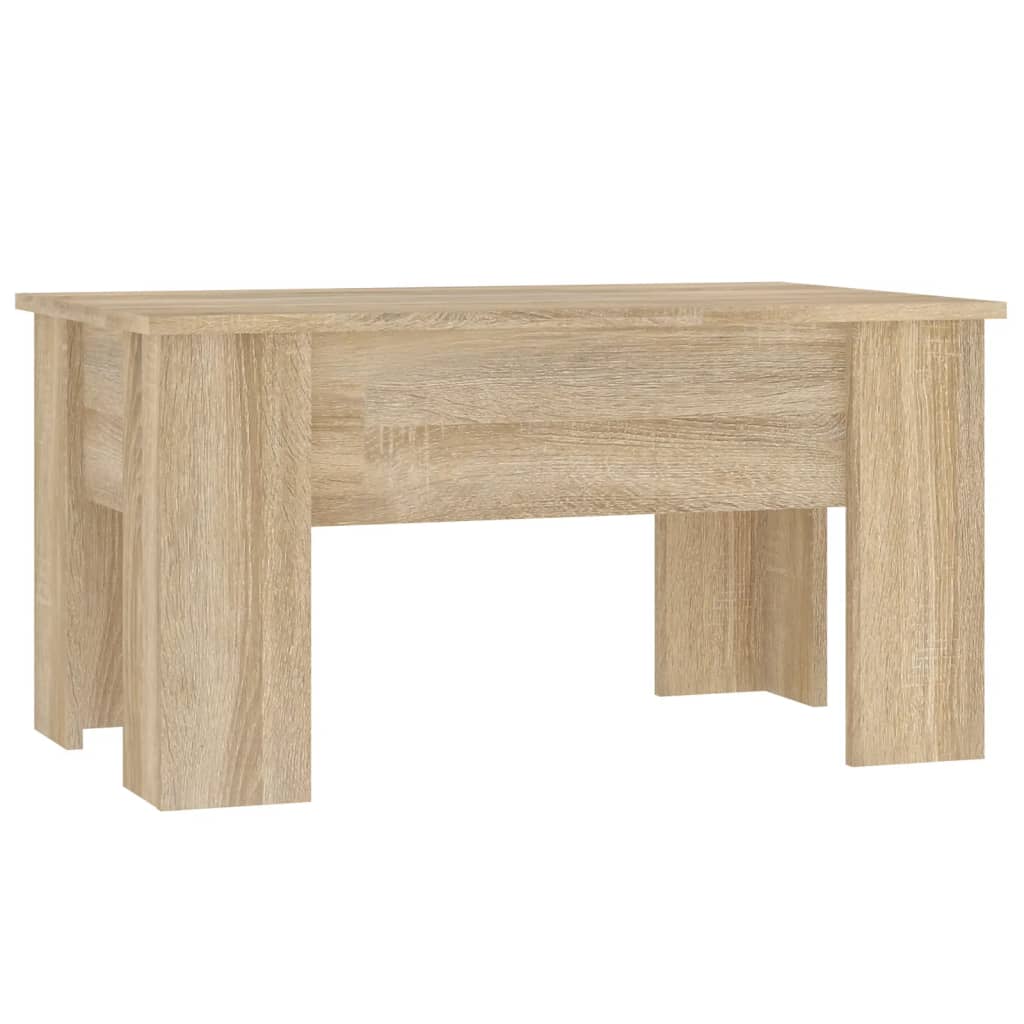 Tavolino da Salotto Rovere Sonoma 79x49x41 cm Legno Multistrato | homemem39