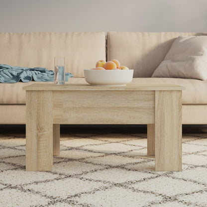 Tavolino da Salotto Rovere Sonoma 79x49x41 cm Legno Multistrato | homemem39