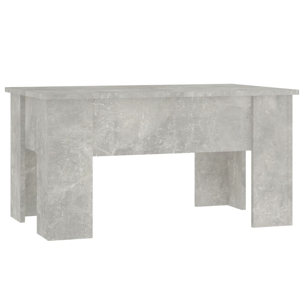 Tavolino da Salotto Grigio Cemento 79x49x41cm Legno Multistrato | homemem39