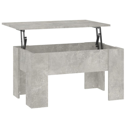 Tavolino da Salotto Grigio Cemento 79x49x41cm Legno Multistrato | homemem39