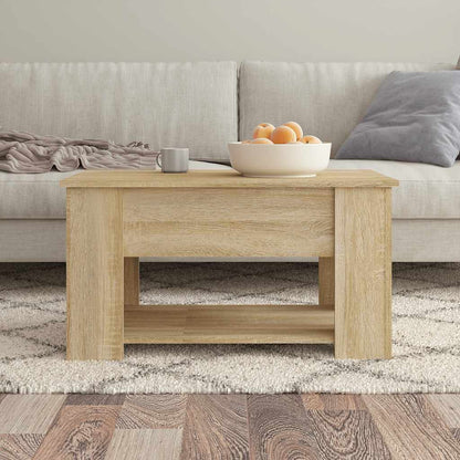 Tavolino da Salotto Rovere Sonoma 79x49x41 cm Legno Multistrato | homemem39