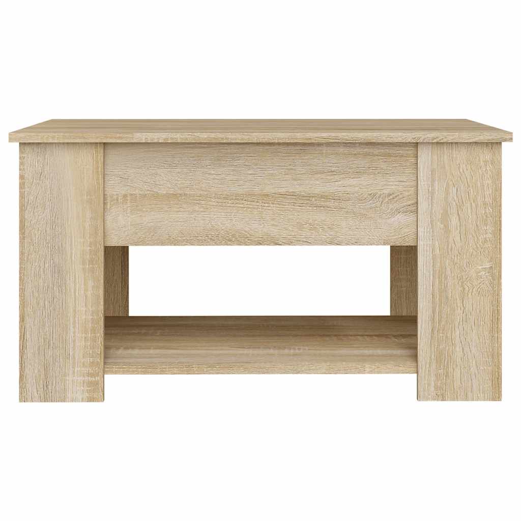 Tavolino da Salotto Rovere Sonoma 79x49x41 cm Legno Multistrato | homemem39
