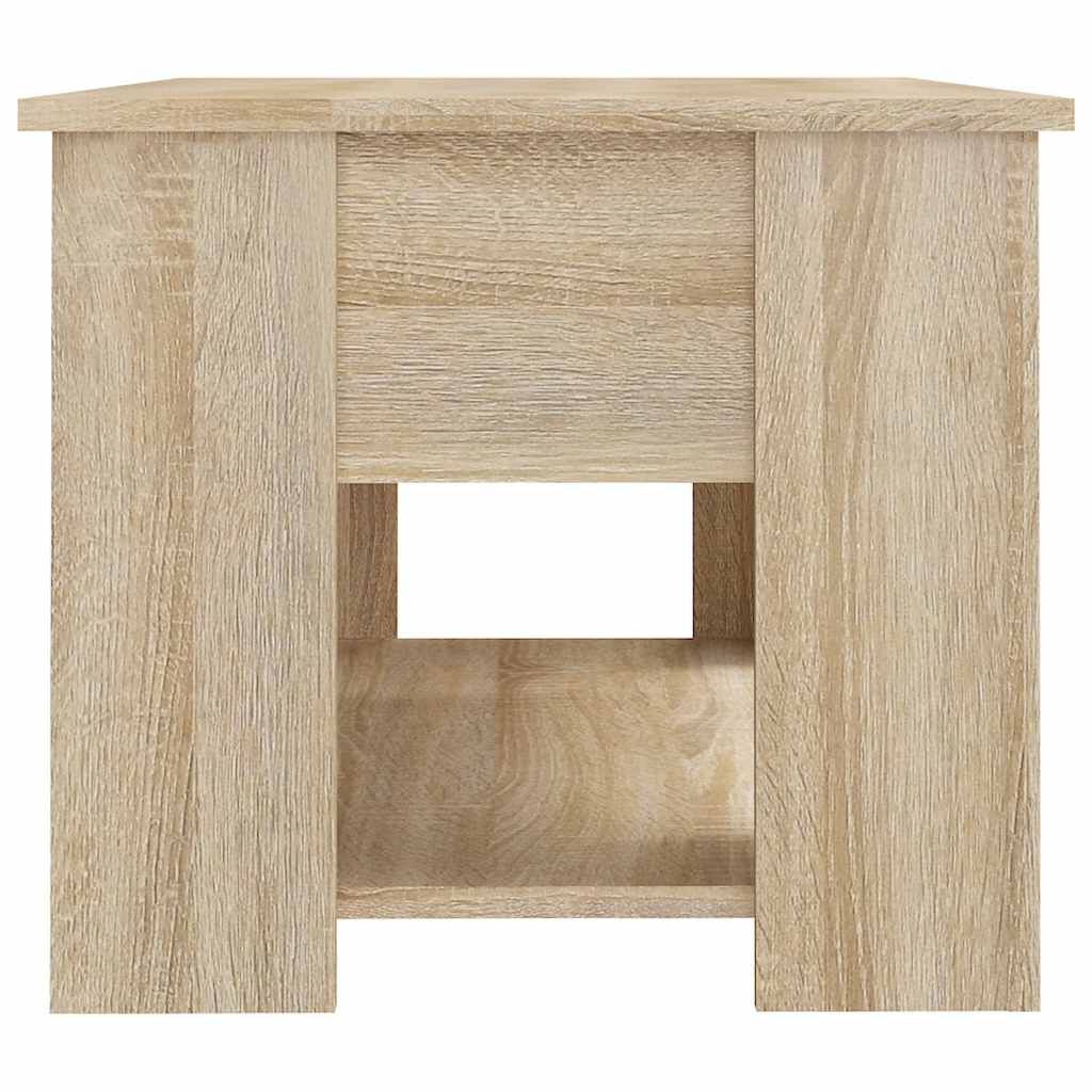 Tavolino da Salotto Rovere Sonoma 79x49x41 cm Legno Multistrato | homemem39