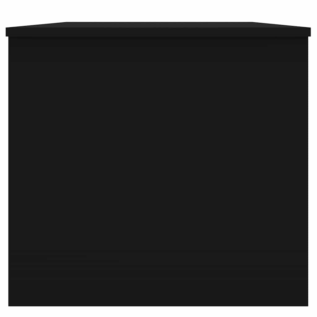 Tavolino da Salotto Nero 102x50,5x46,5 cm in Legno Multistrato | homemem39
