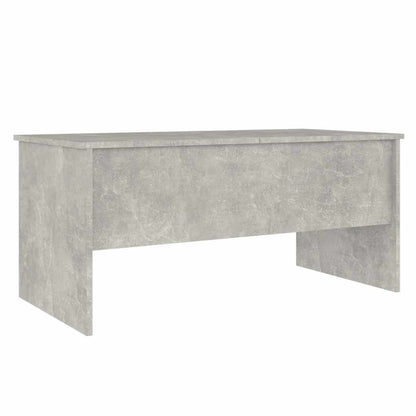 Tavolino Grigio Cemento 102x50,5x46,5 cm in Legno Multistrato | homemem39