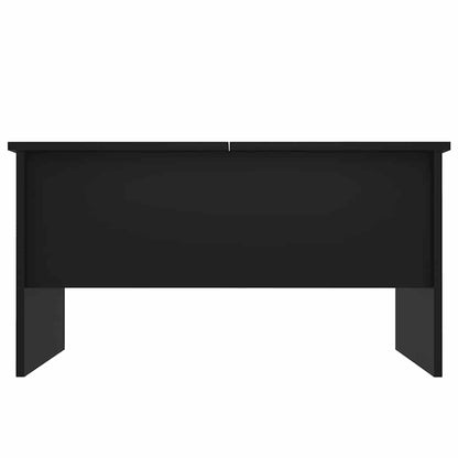 Tavolino da Salotto Nero 80x50x42,5 cm in Legno Multistrato | homemem39