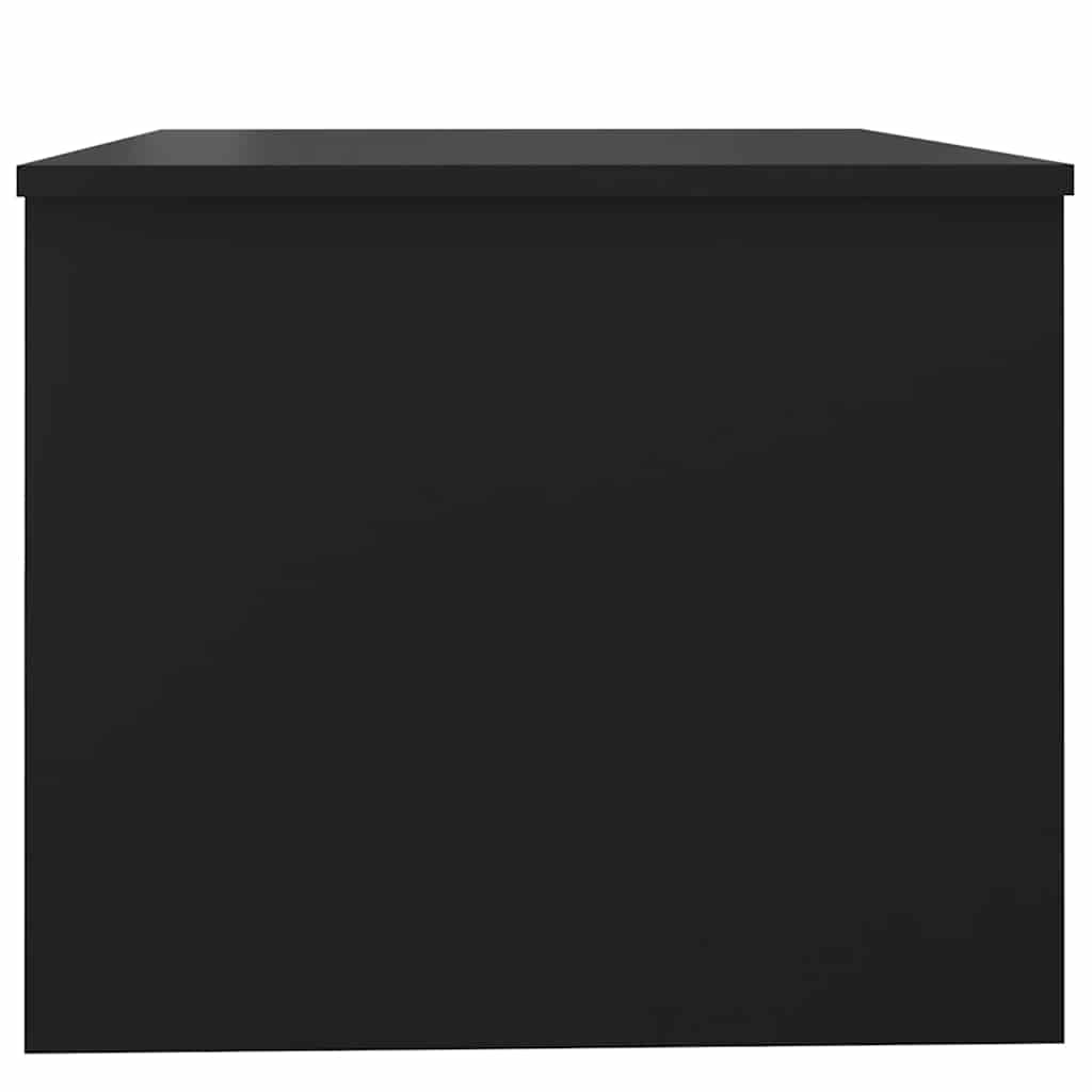 Tavolino da Salotto Nero 80x50x42,5 cm in Legno Multistrato | homemem39