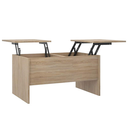 Tavolino Salotto Rovere Sonoma 80x50x42,5 cm Legno Multistrato | homemem39