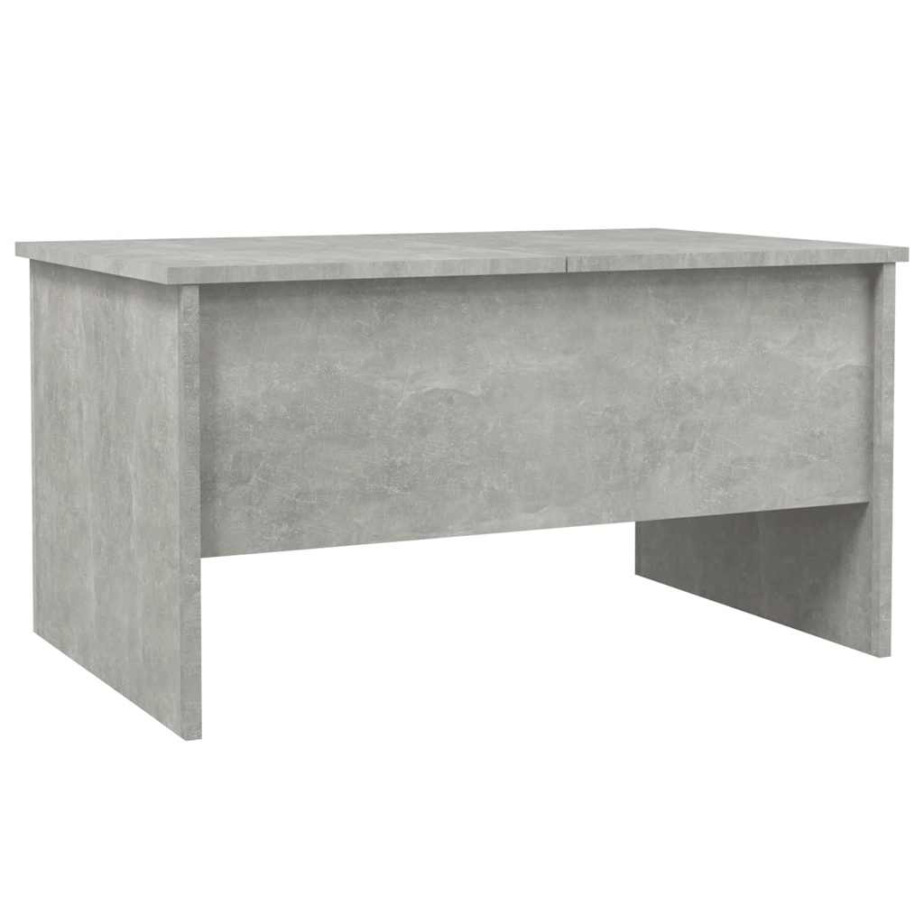 Tavolino Salotto Grigio Cemento 80x50x42,5 cm Legno Multistrato | homemem39