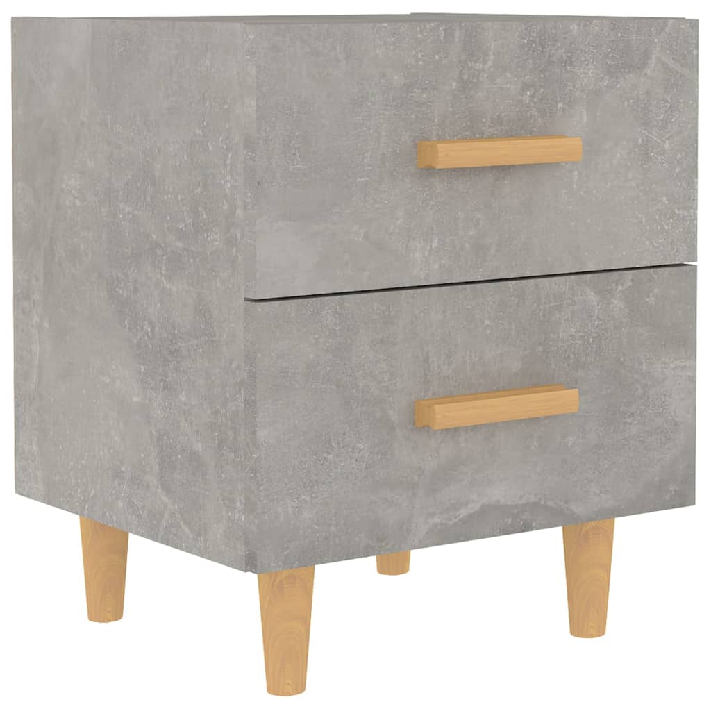 Cement Gray Bedside Table 40x35x47.5 cm