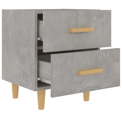 Cement Gray Bedside Table 40x35x47.5 cm