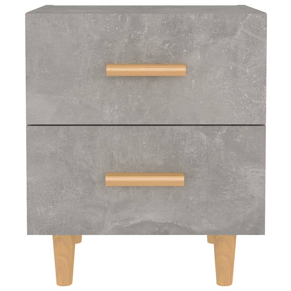 Comodini 2 pz Grigio Cemento 40x35x47,5 cm - homemem39