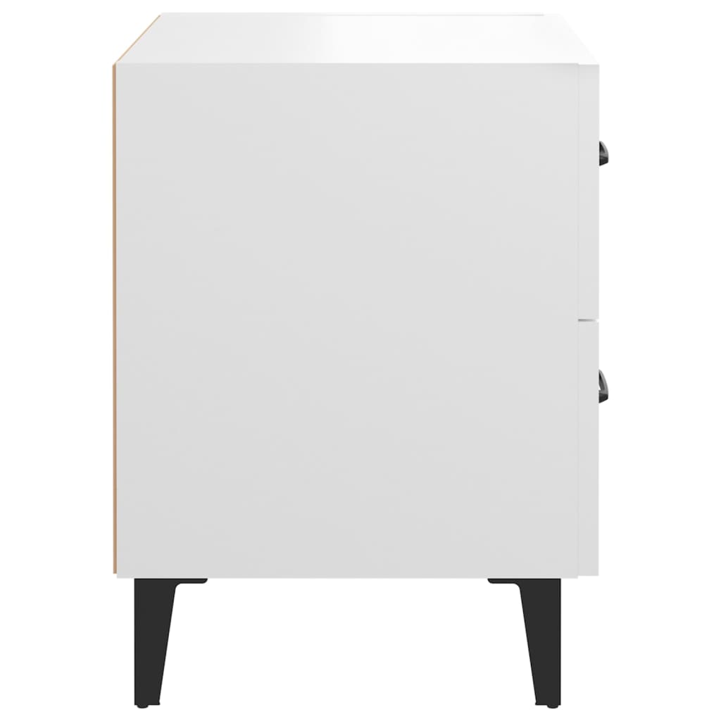 Comodini 2 pz Bianchi 40x35x47,5 cm | homemem39