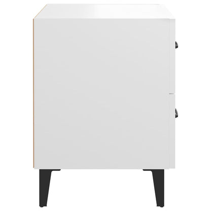 Comodini 2 pz Bianchi 40x35x47,5 cm | homemem39