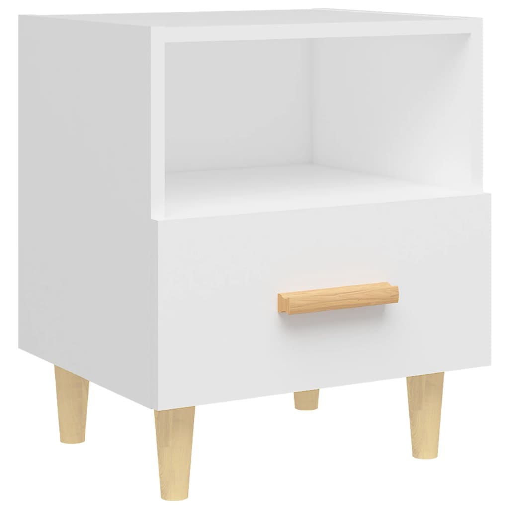 Comodino Bianco 40x35x47 cm | homemem39