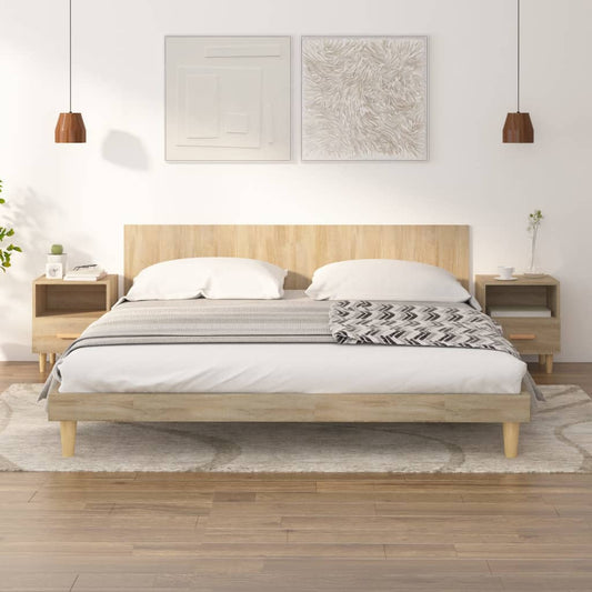 Comodini 2 pz Rovere Sonoma 40x35x47 cm - homemem39