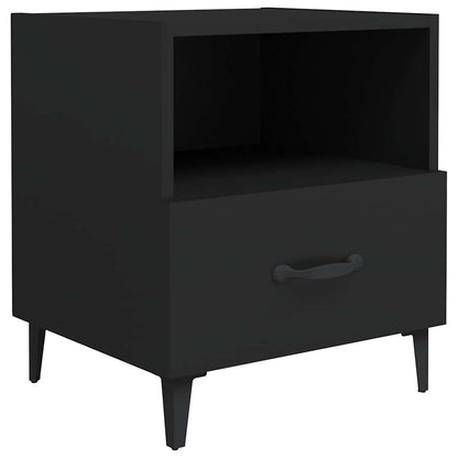 Comodino Nero in Legno Multistrato | homemem39