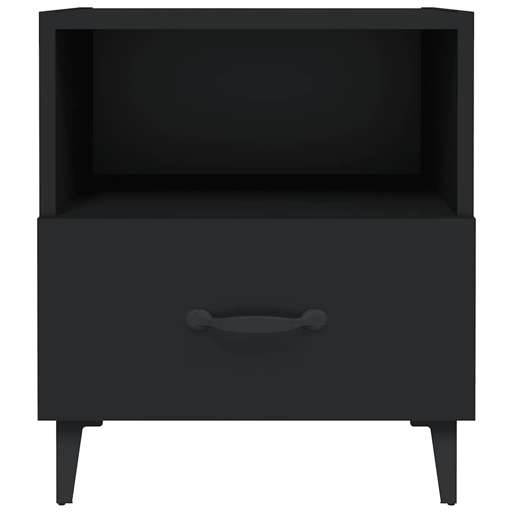Comodino Nero in Legno Multistrato | homemem39