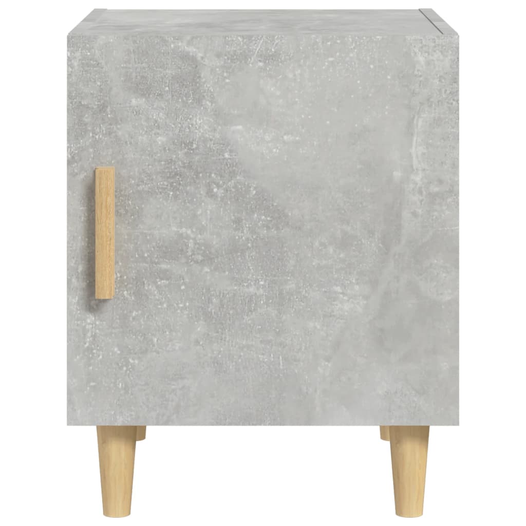 Comodino Grigio Cemento in Legno Multistrato - homemem39