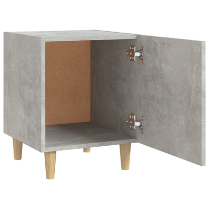 Comodino Grigio Cemento in Legno Multistrato - homemem39
