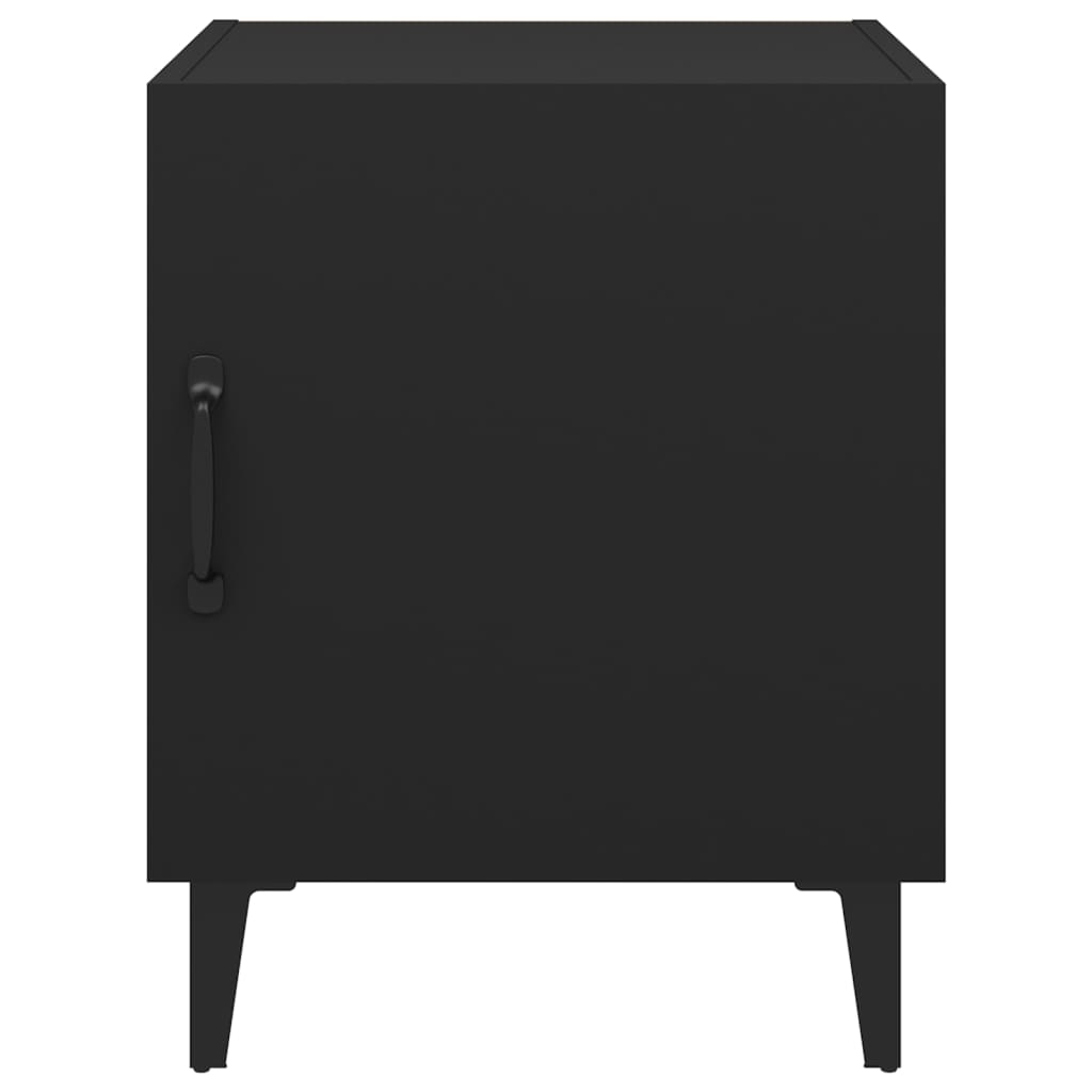 Comodino Nero in Legno Multistrato - homemem39