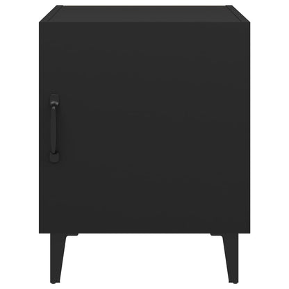 Comodino Nero in Legno Multistrato - homemem39