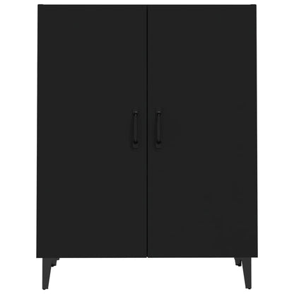 Credenza Nera 70x34x90 cm in Legno Multistrato - homemem39