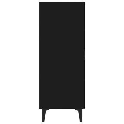 Credenza Nera 70x34x90 cm in Legno Multistrato - homemem39