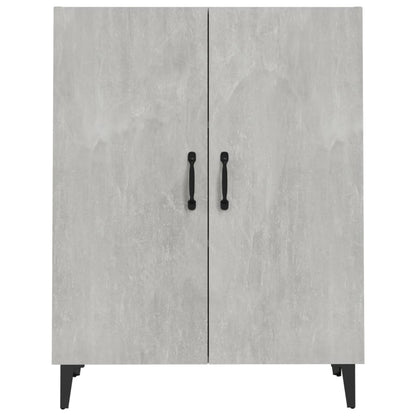 Credenza Grigio Cemento 70x34x90 cm in Legno Multistrato - homemem39