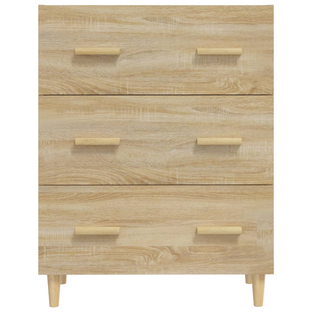 Credenza Rovere Sonoma 70x34x90 cm in Legno Multistrato - homemem39