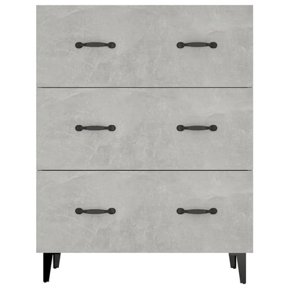 Credenza Grigio Cemento 69,5x34x90 cm in Legno Multistrato - homemem39