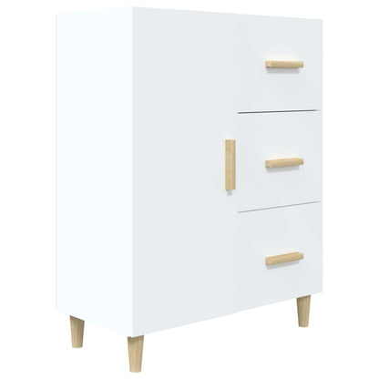 Credenza Bianca 69,5x34x90 cm in Legno Multistrato - homemem39