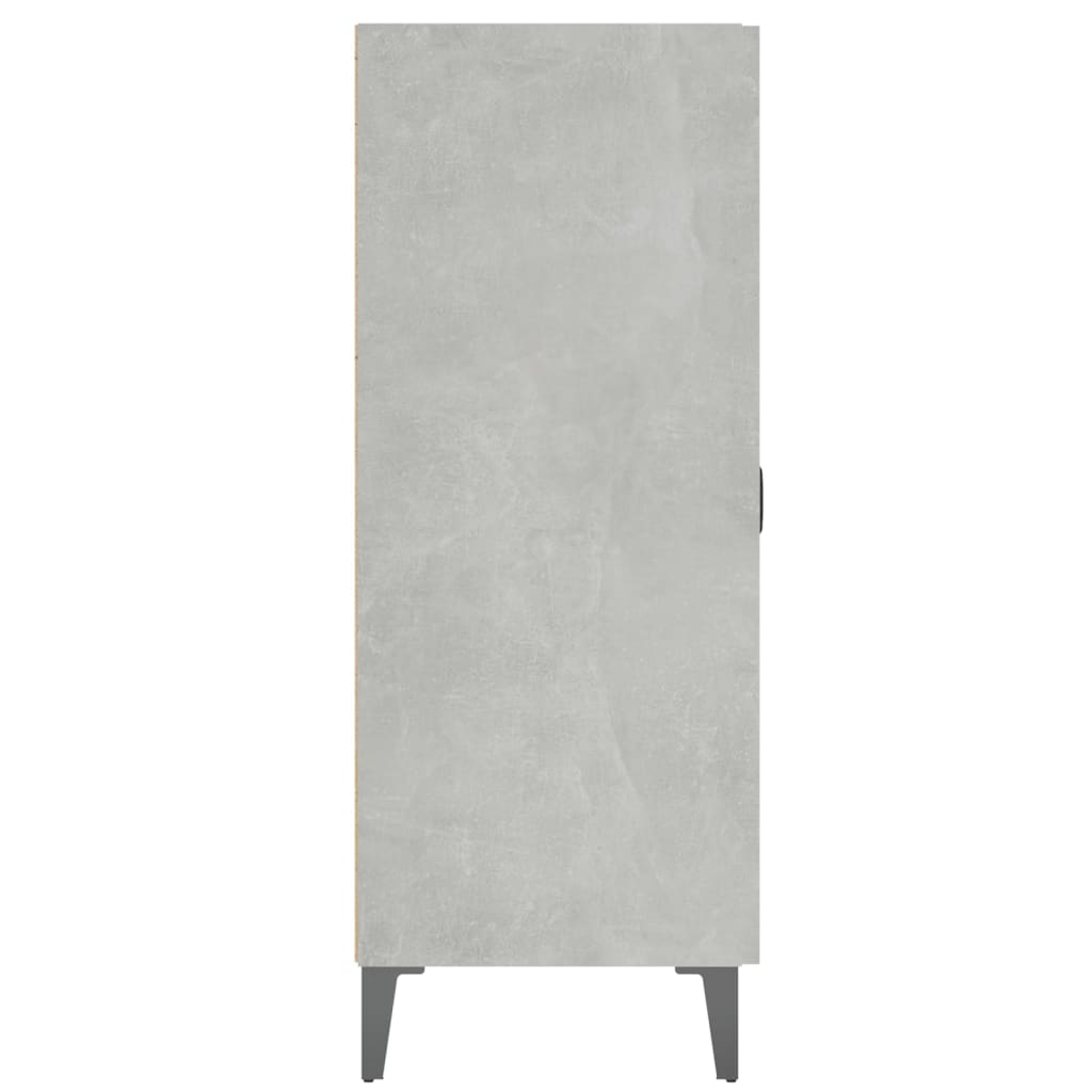 Credenza Grigio Cemento 69,5x34x90 cm in Legno Multistrato - homemem39
