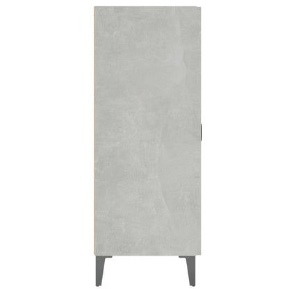 Credenza Grigio Cemento 69,5x34x90 cm in Legno Multistrato - homemem39