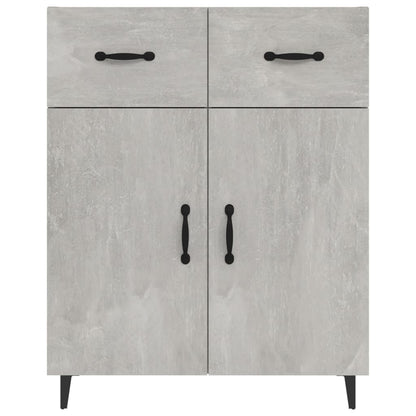 Credenza Grigio Cemento 69,5x34x90 cm in Legno Multistrato - homemem39