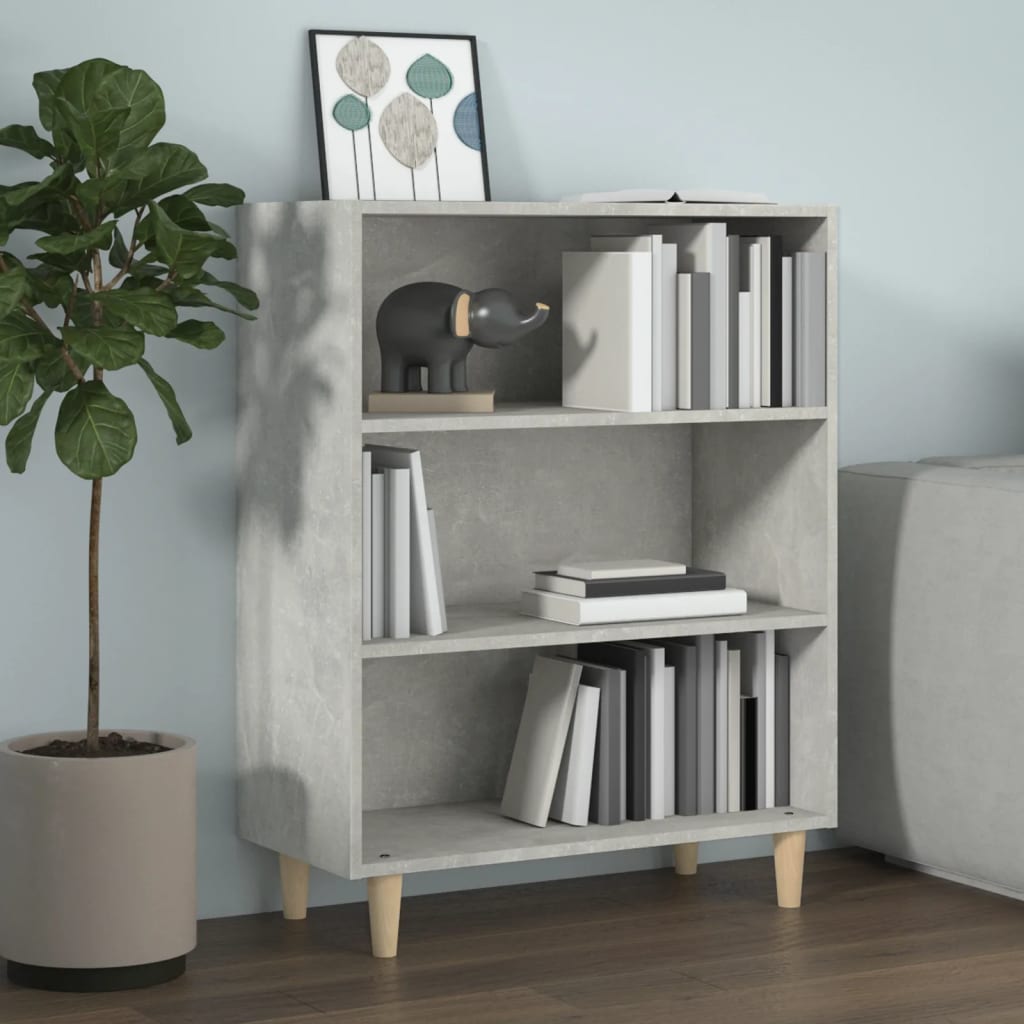 Credenza Grigio Cemento 69,5x32,5x90 cm in Legno Multistrato - homemem39