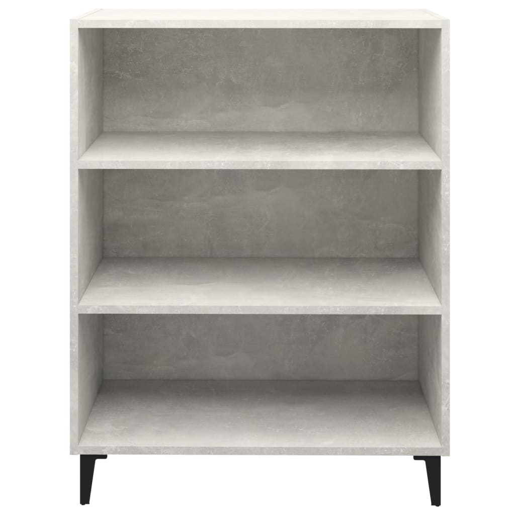 Credenza Grigio Cemento 69,5x32,5x90 cm in Legno Multistrato - homemem39