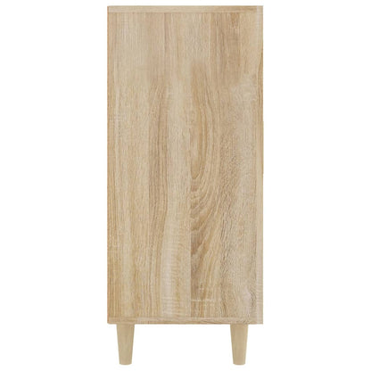 Credenza Rovere Sonoma 90x34x80 cm in Legno Multistrato | homemem39