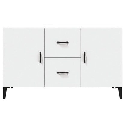 Credenza Bianca 100x36x60 cm in Legno Multistrato | homemem39