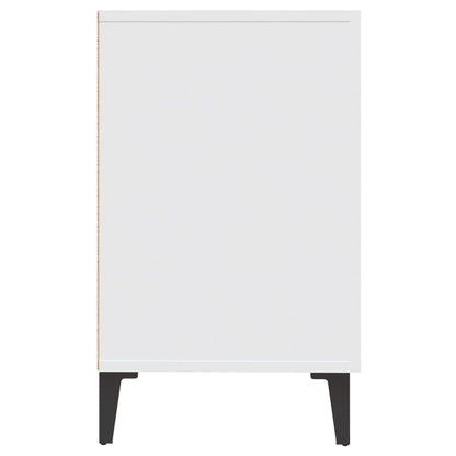Credenza Bianca 100x36x60 cm in Legno Multistrato | homemem39