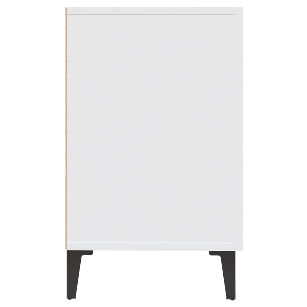 Credenza Bianca 100x36x60 cm in Legno Multistrato - homemem39