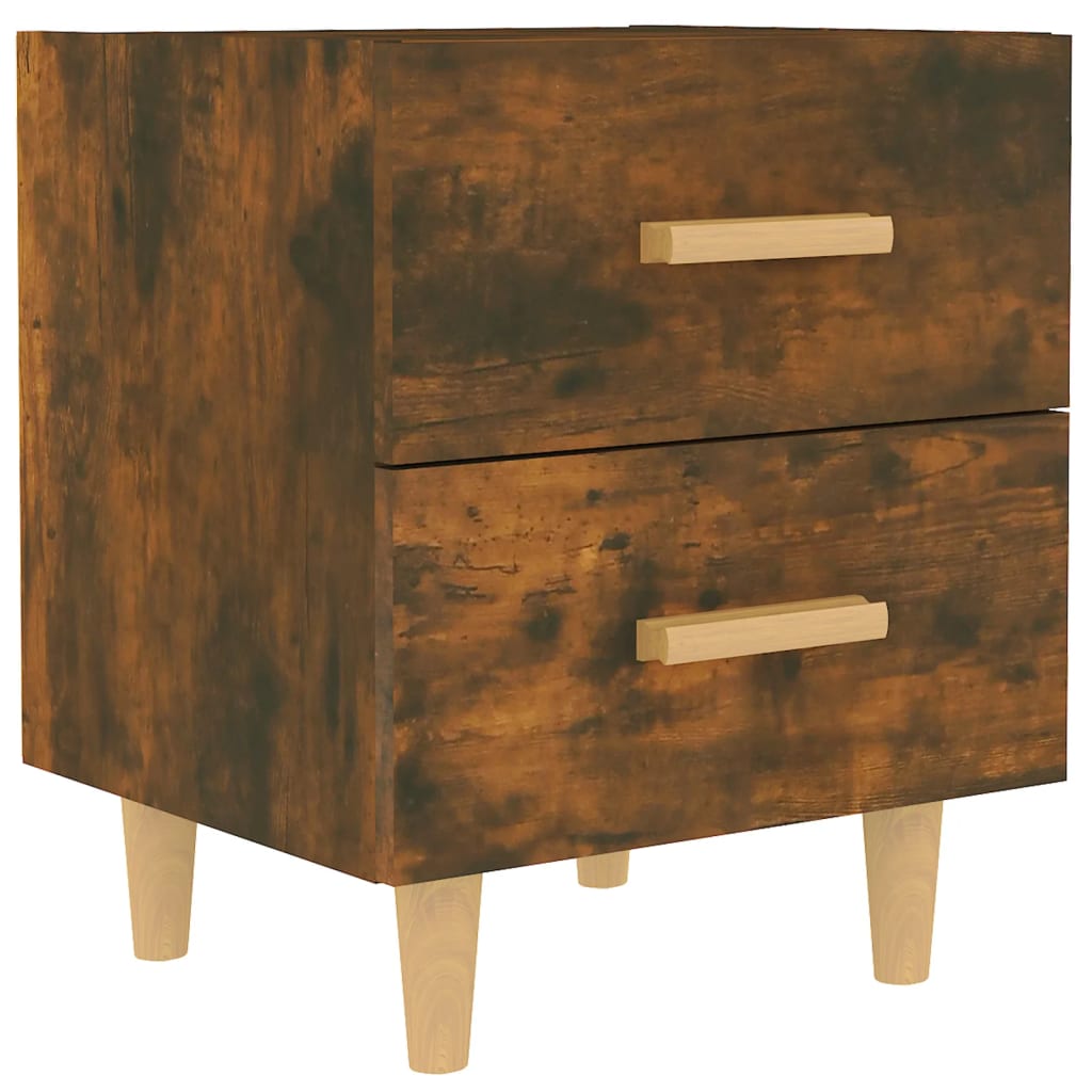 Comodino in Rovere Fumo 40x35x47,5 cm - homemem39