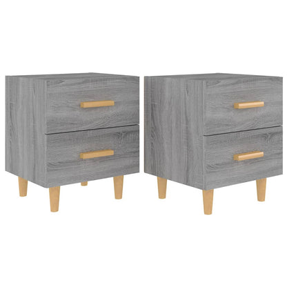 Comodini 2 pz Grigio Sonoma 40x35x47,5 cm - homemem39
