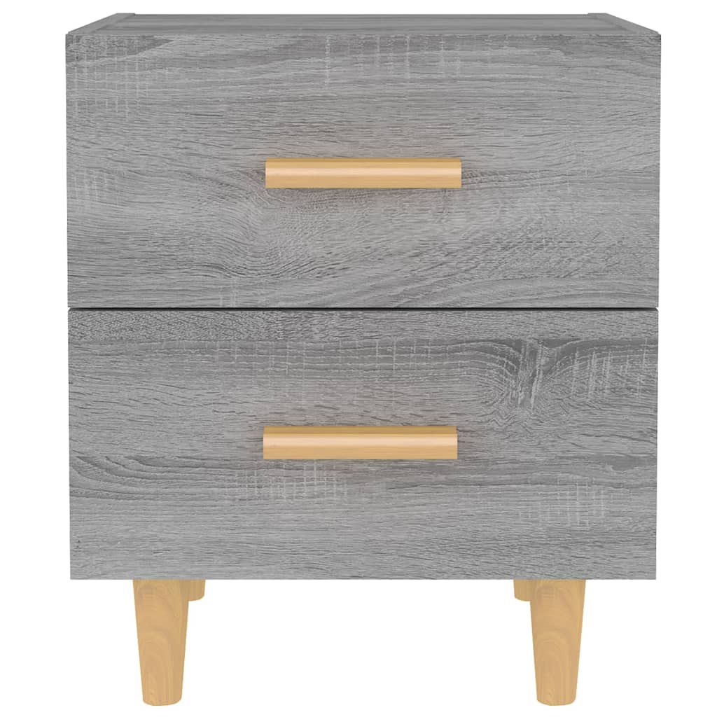 Comodini 2 pz Grigio Sonoma 40x35x47,5 cm - homemem39