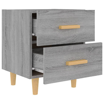 Comodini 2 pz Grigio Sonoma 40x35x47,5 cm - homemem39