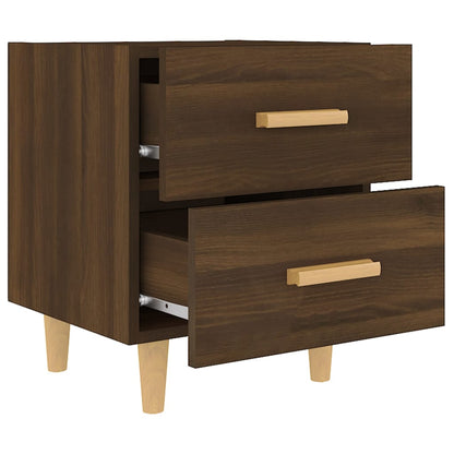 Comodini 2 pz in Rovere Marrone 40x35x47,5 cm - homemem39